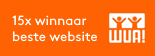 15x winaar beste website van WUA